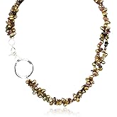 20" Freshwater Pearl Necklace, Handmade with 9-10mm Cream Round Pearls, Agate Turquoise- Gift for Mother, Wife, Anniversary Luxury Jewelry Gift