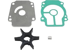 UanofCn 𝟏𝟕𝟒𝟎𝟎𝟗𝟒𝐋𝟎𝟏 Water Pump Impeller 𝐒𝐞𝐫𝐯𝐢𝐜𝐞 𝐊𝐢𝐭 for 𝐒𝐮𝐳𝐮𝐤𝐢 Outboards 𝟒 𝐒𝐭𝐫𝐨𝐤𝐞 𝐃𝐅 𝟐𝟓𝐀 𝟑𝟎𝐀 Models 25 30 HP Motor 17400-94L00 17400-94L20 17400-94L21