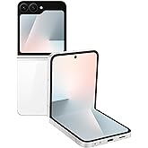 Samsung Galaxy Z Flip7 FE Cell Phone, 256GB AI Smartphone, White | Unlocked Android, Long Battery Life, 2025, US 1 Yr Manufac