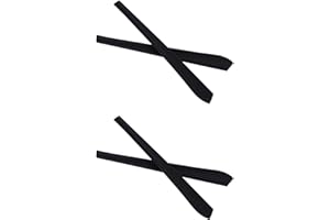 Replacement Temple Arm Leg Ear Socks Pieces for Oakley Wingspan OX5040 OX5052 Eye Glass Frame (Black - 2 Pairs)