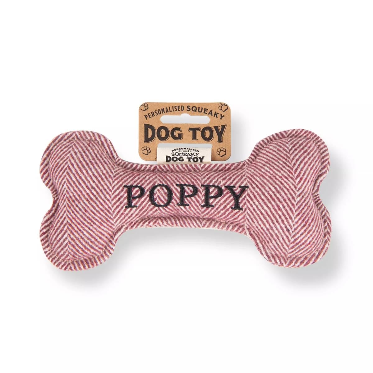History & Heraldry Squeaky Dog Toy (Poppy)