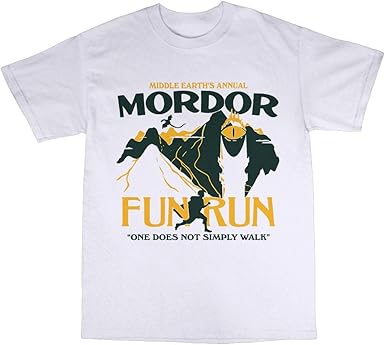 mordor run t shirt