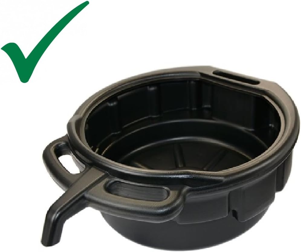 Pan 15 Litre Oil Drip Tray Oil Container with Pouring Spout for Oil Filler