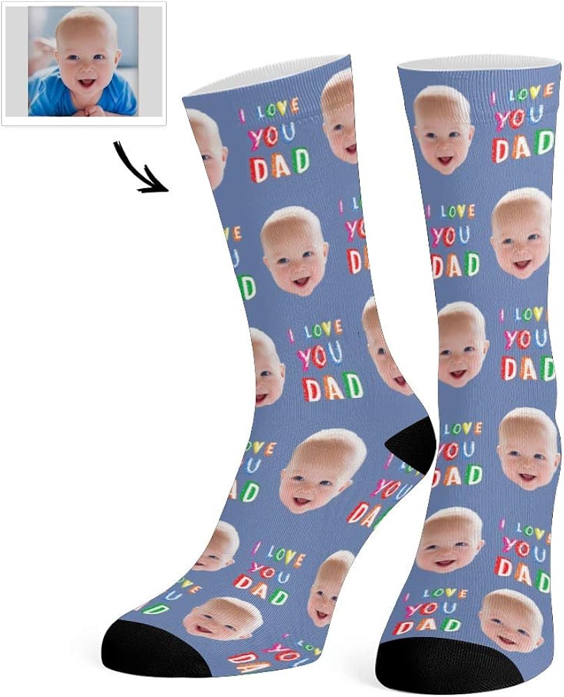 personalized socks for dad