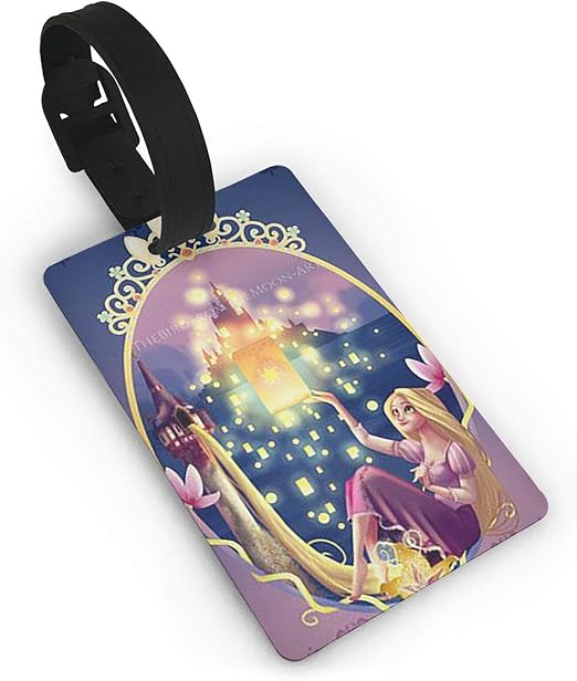 rapunzel luggage tag