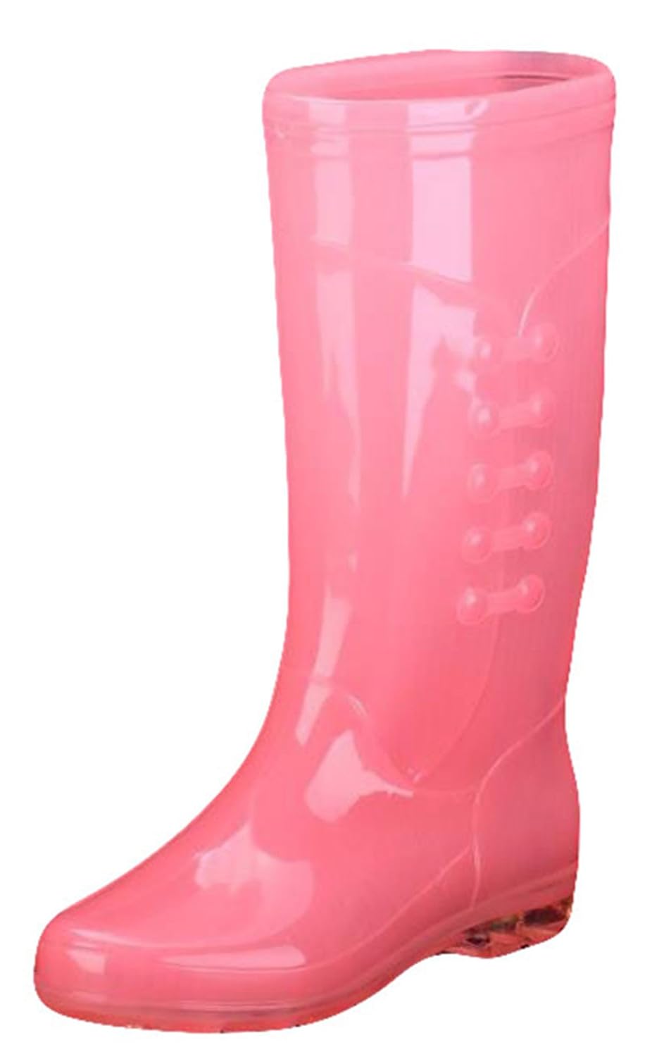 fashion waterproof middle height heel boots