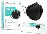 Omnitex FFP2 Black Face Masks Box 20 Individually Wrapped 5-Layer EN149 CE view 1