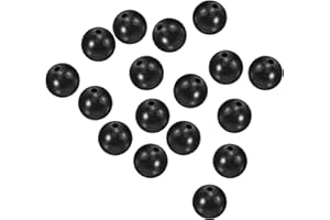 PATIKIL Fishing Beads, Soft Plastic Round Rubber Fishing Bait Eggs Rig Beads Tackle Lures Accessories with Storage Box