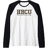 Howard Bison HBCU Officially Licensed Raglan Baseball Tee