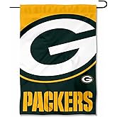 Green Bay Packers Large Logo Double Sided Garden Banner Flag