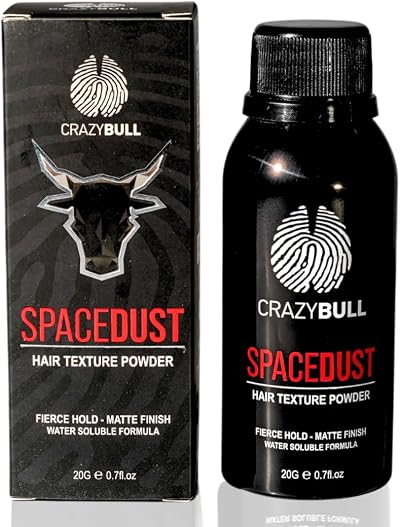 CrazyBull Space Dust Hair Texturizing Powder Strong Hold Matte Finish 20g