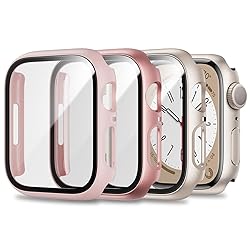 [3 Packs] Case for Apple Watch Series 9/8/7 45mm