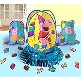 Peppa Pig Party Table Decorations Kit ( Centerpiece Kit ) 23 PCS - Kids Birthday and Party Supplies Decoration