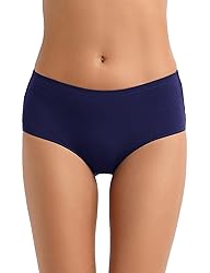 LIQQY Women's 4 Pack Combed Cotton Breathable High