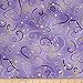 Kanvas Dance Of The Dragonfly Metallic Swirling Sky Violet Fabric By The Yard