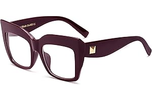 FEISEDY Square Oversized Glasses Frame Eyewear Women B2475