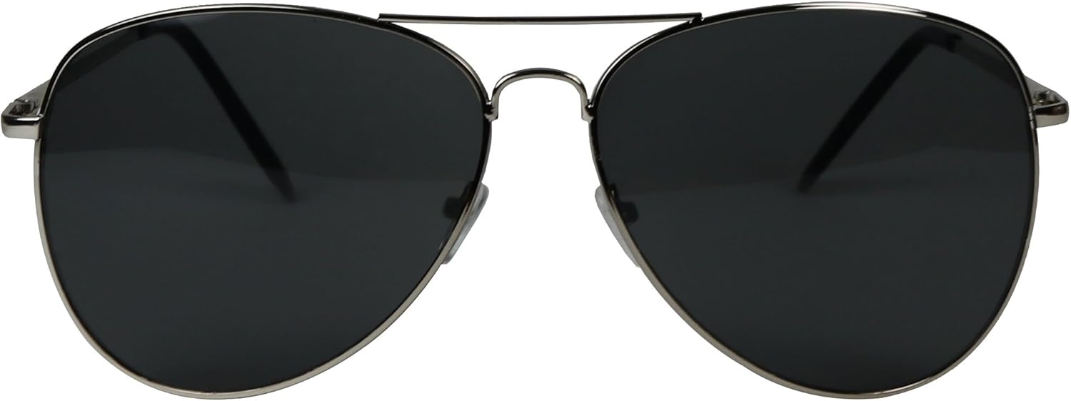 Basik Eyewear Oversized Pilot Aviator XL Wide Frame Extra Large