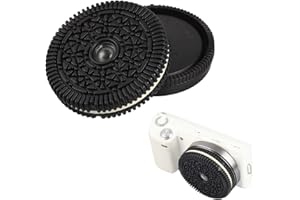 ﻿32mm F10 Free Focus Pancake Lens for Sony E Mount Mirrorless Camera, Full/Half Frame Fixed Focus Cookie Lens for ZV-E10/A7IV