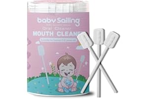 Baby Tongue Cleaner Gauze - Disposable Newborn Oral Care Cleaner & Infant Gum Massager for Sensitive Mouth, Teeth and Gums, G