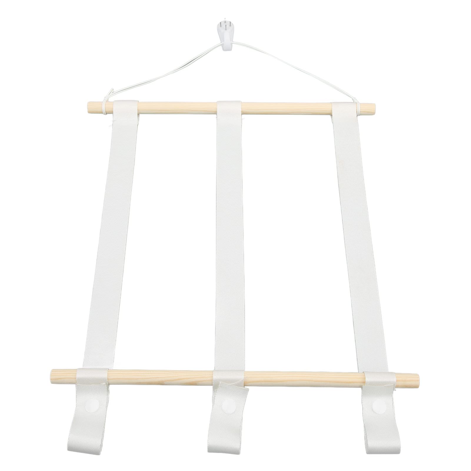 Ranvo Headband Organizer, Durable Strong Oak Polyester Wood Frame Rosette Holder for Clip Band style 1