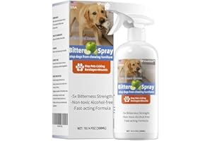 VIVAELIXIR Bitter Apple Spray for Dogs- No chew Spray for Dogs to Stop Chewing & Licking, Protects Furniture, Shoes & Bandages– Alcohol-Free, Non-Staining, Skin-Gentle, Puppy-Safe, Vet-Recommended
