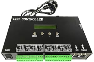 H807SA 8-Port Madrix Artnet to SPI Controller 8192 Pixels WS2811 WS2812 WS2815 for Led RGB Light Strip Connection Removable