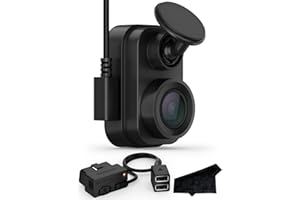 CERTIFIED BRANDS Garmin Dash Cam Mini 2, 1080p, Monitor Your Vehicle with Signature Series Constant Power Bundle