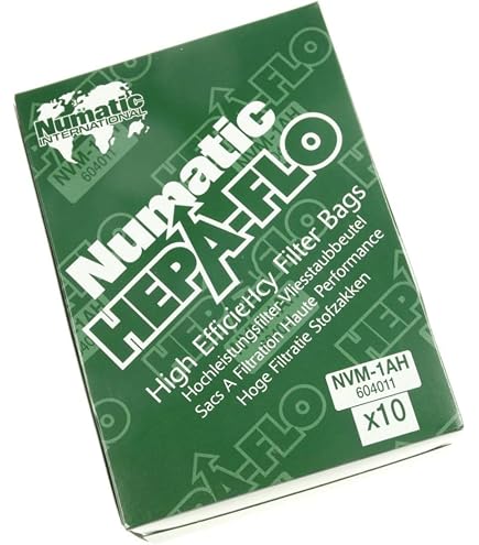 Amazon.com: Numatic NVM-1CH HepaFlo' Disposable Filter Bags Pack