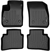 SMARTLINER Custom Fit All Weather 2 Row Floor Mat Liner Set Compatible with 2021-2023 Buick Envision