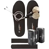 Therm-ic Set Heat Kit + C-Pack 1300-1 Pair of Ultra-Thin Heating Elements, Stick-On Easy-to-Trim Cambrelle Top Covers &amp; C-Pack 1300 Insole Batteries - Long-Lasting Warm Insole Boot Heaters