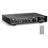 HZERO 5 CH Home Audio Amplifier, 1000W Hi-Fi Stereo Receiver Power, Bluetooth Amp for Home Speakers Stereo Amplifier with Rem