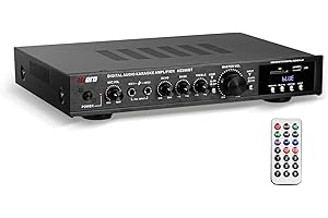 HZERO 5 CH Home Audio Amplifier, 1000W Hi-Fi Stereo Receiver Power, Bluetooth Amp for Home Speakers Stereo Amplifier with Rem