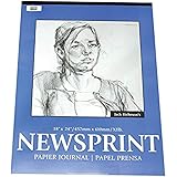 Jack Richeson - 100213 Newsprint Pad, 32 lbs, 18 x 24 Inches, 100 Sheets