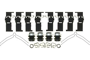 ACDelco Gold 18H1202 (19305758) Front Disc Brake Caliper Hardware Kit with Clips, Springs, Seals, and Bushings