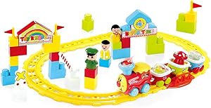 BAOLI Classic Toy Train Starter Set - Tracks & Accessories, Train Cars for Toddlers & Older Kids Train Sets