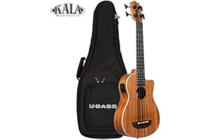 Kala Brand Music Co., 4-String Ukulele, Right, Natural, Ubass Scout-FS