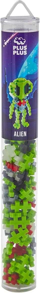 PLUS PLUS Alien 100 Pieces Building Blocks Toy, Danish STEM Creative Play view 3