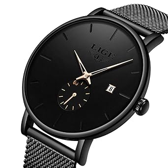 lige watch black