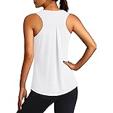 3rd hill Workout Tank Tops for Women Racerback Sleeveless Yoga Top Loose Fit Gym Shirt Running Athletic Tanks S-2XL