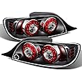 ACANII - For Black 2004-2008 Mazda RX-8 RX8 LED Tail Lights Rear Brake Lamps 04-08 Left+Right
