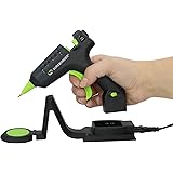 Surebonder Cordless/Corded High Temperature Mini Hot Glue Gun With Detail Tip, 20 Watt, Recharge With Portable Heat Stand (CL