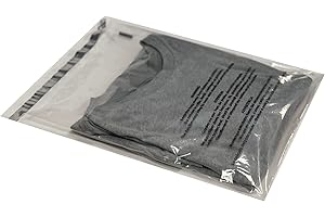 Secure Seal Self-Sealing Suffocation Warning Poly Bags 12x15 Inches | Clear Packaging Bags with Adhesive Strip | Ideal for FBA, Storage, Retail (Pack of 1,000)