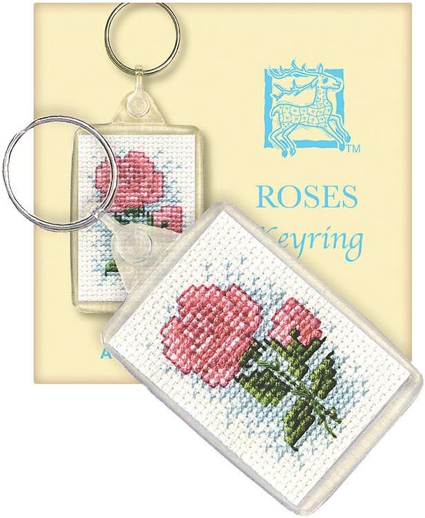 Textile HeritageRoses Keyring Cross Stitch Kit