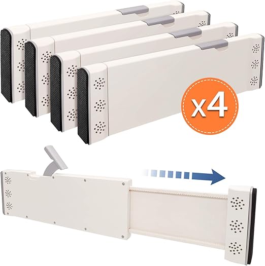Amazon Com Jonyj Drawer Dividers 4 Pack Expandable Drawer
