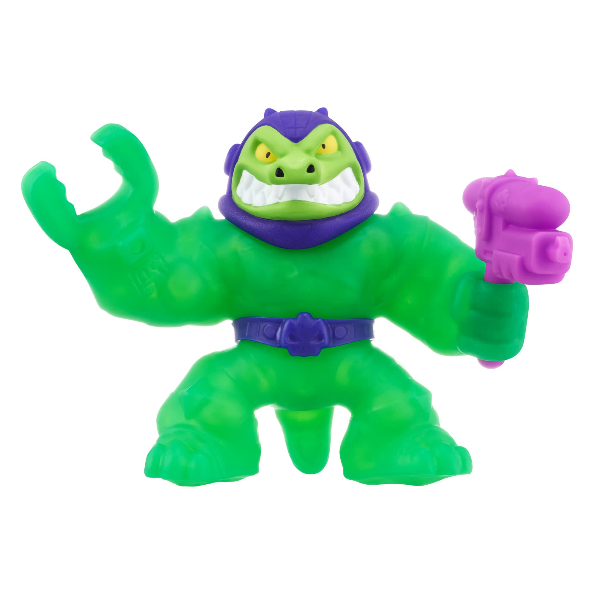 Heroes of Goo Jit Zu Galaxy Blast Hero Pack-Super Scrunchy Rock Jaw With An All New Water Blaster, Multicolor