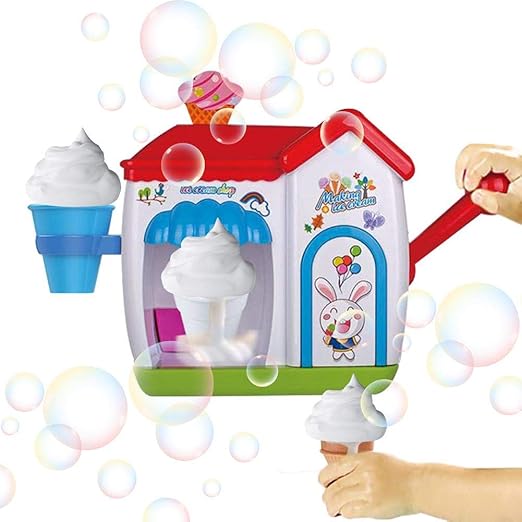 ice cream bubble bath toy
