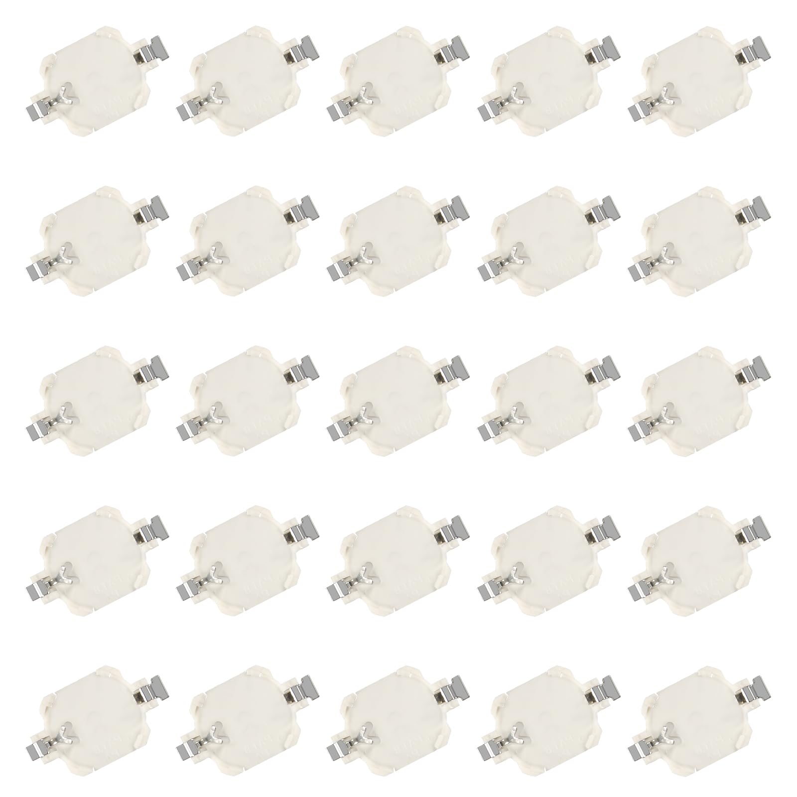 Alinan 25pcs CR1616 SMT Button Battery Holder Portable Battery for Gameboy GB GBC GBA Game Card Battery Button Cell Coin Holder Socket