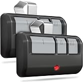 2 for LiftMaster Chamberlain Craftsman Garage Door Opener Remote | Universal, Security Rolling Code Technology, Long Distance Remote, Multichannel, Replacement for 893LM 893Max