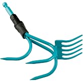 Gardena combisystem Grubber-Rake: Practical 2-in-1 Garden Tool, Turquoise and Black, one Size, (03165-20)