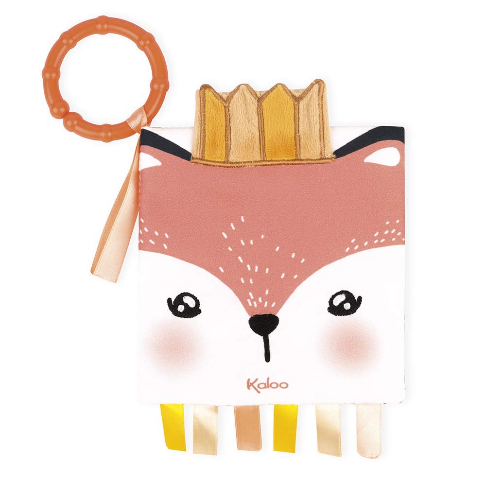 Kaloo K962782 Soft Activity Book, The Angry Fox